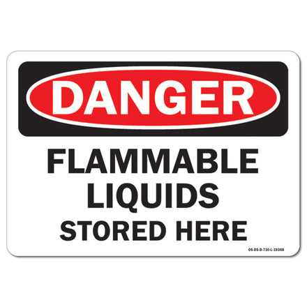 Flammable Liquids Stored Here