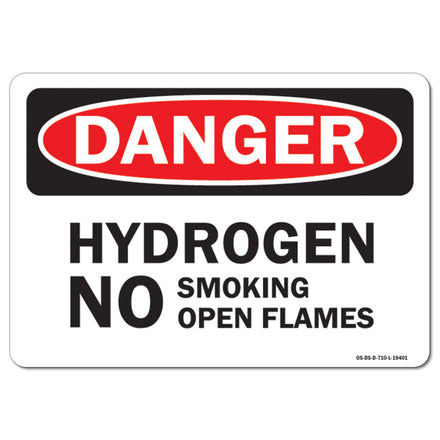 Hydrogen No Smoking No Open Flames