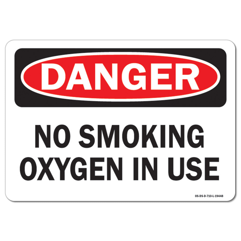 No Smoking Oxygen In Use