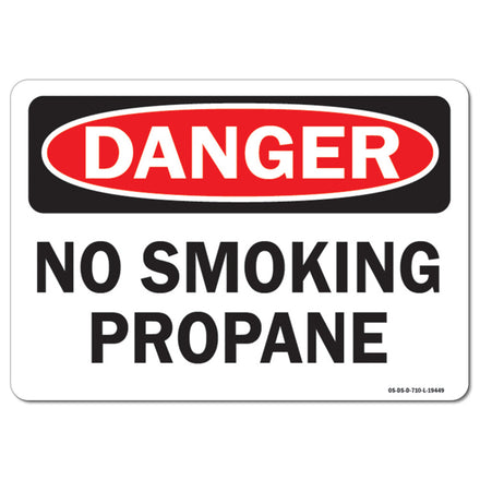 No Smoking Propane