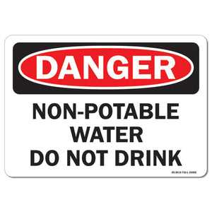 Non Potable Water Do Not Drink