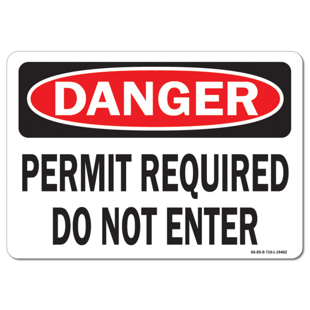 Permit Required Do Not Enter