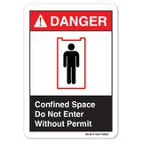Confined Space Do Not Enter Without Permit (With Graphic)