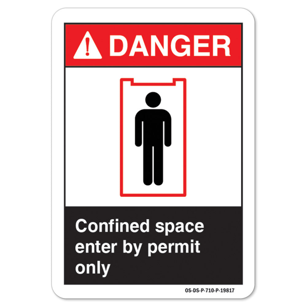 Confined Space Enter By Permit Only