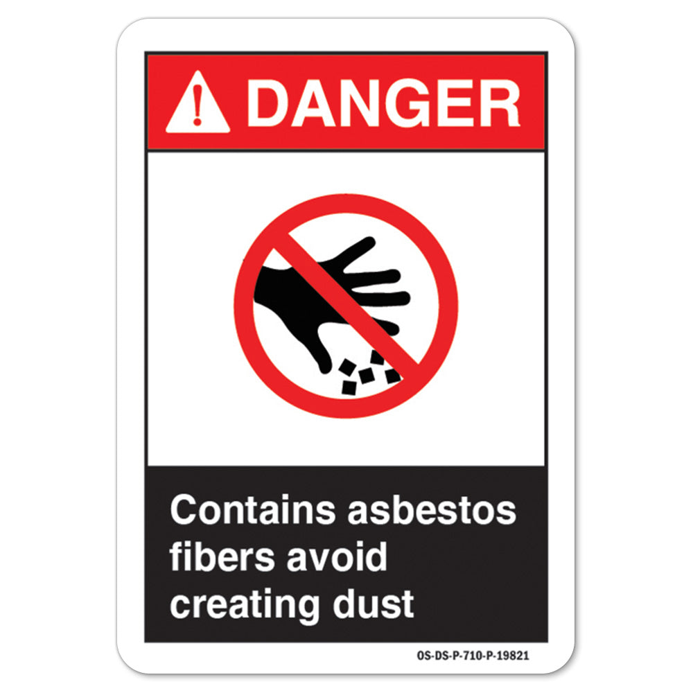 Contains Asbestos Fibers Avoid Creating Dust