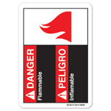 Danger Flammable (Bilingual Spanish)