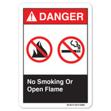 No Smoking or Open Flame