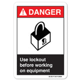 Use Lockout Before Working On Equipment