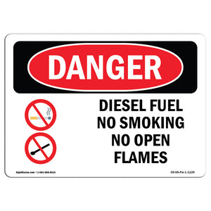 Diesel Fuel No Smoking No Open Flames