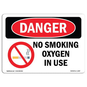 No Smoking Oxygen In Use