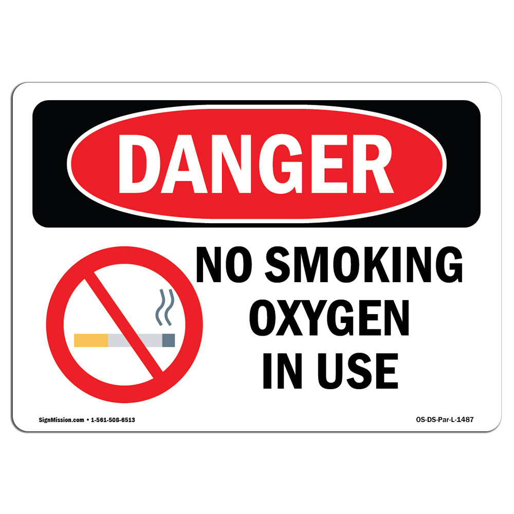 No Smoking Oxygen In Use