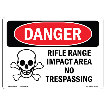Rifle Range Impact Area No Trespassing