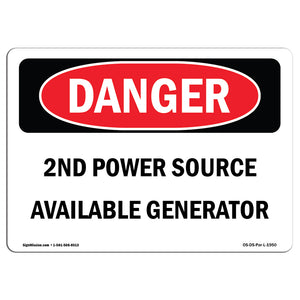 2nd Power Source Available Generator