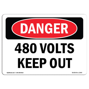 480 Volts Keep Out