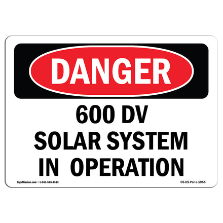 600 DV Solar System In Operation