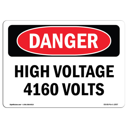 High Voltage 4160 Volts