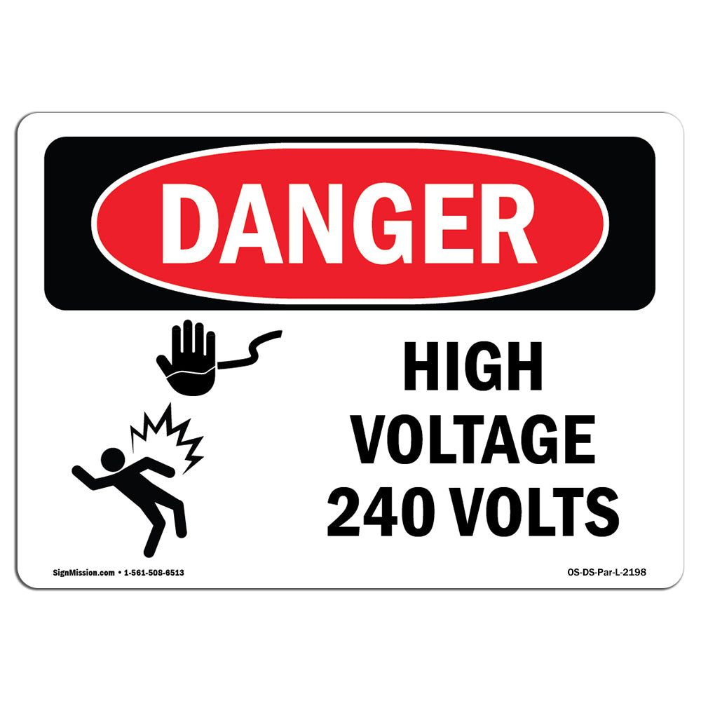 High Voltage 240 Volts