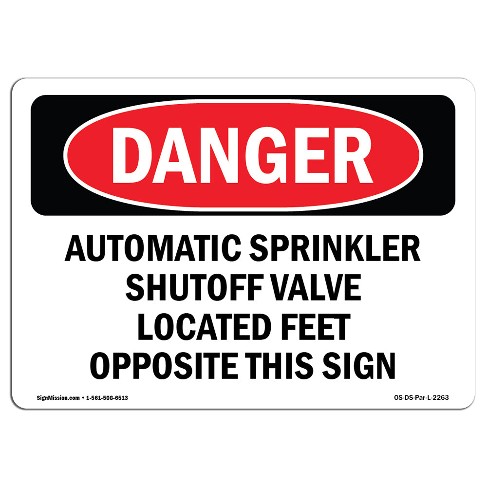 Automatic Sprinkler Shutoff Valve Located