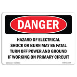 Hazard Of Electrical Shock Or Burn May Be