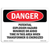 Potential Explosion Hazard Minimize Or Avoid