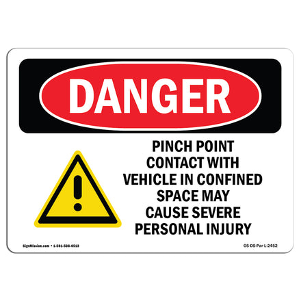 Pinch Point Contact With Vehicle