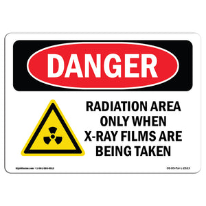 Radiation Area Only When X-Ray