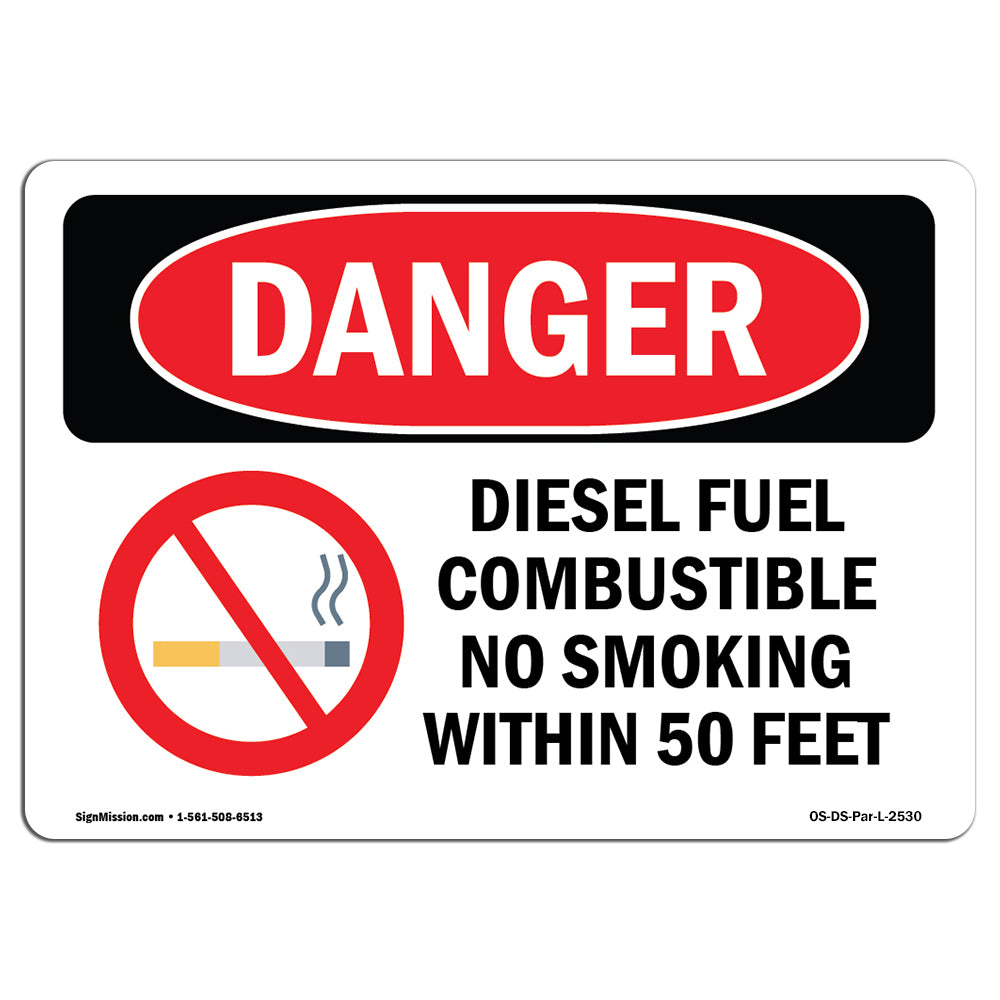 Diesel Fuel Combustible No Smoking