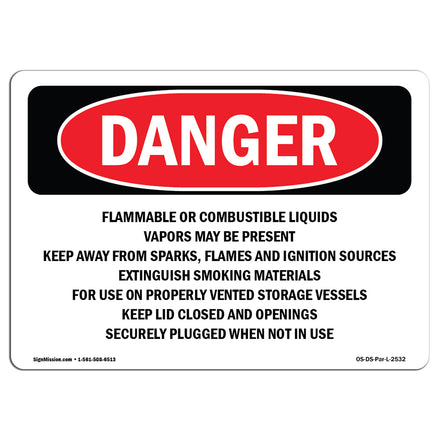 Flammable Or Combustible Liquids Vapors