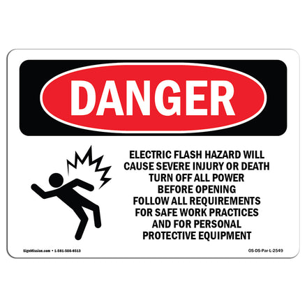 Electric Flash Hazard Will Cause