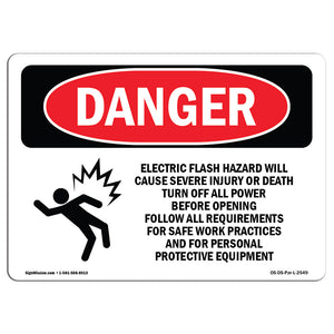 Electric Flash Hazard Will Cause