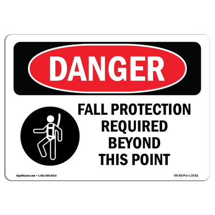 Fall Protection Required Beyond