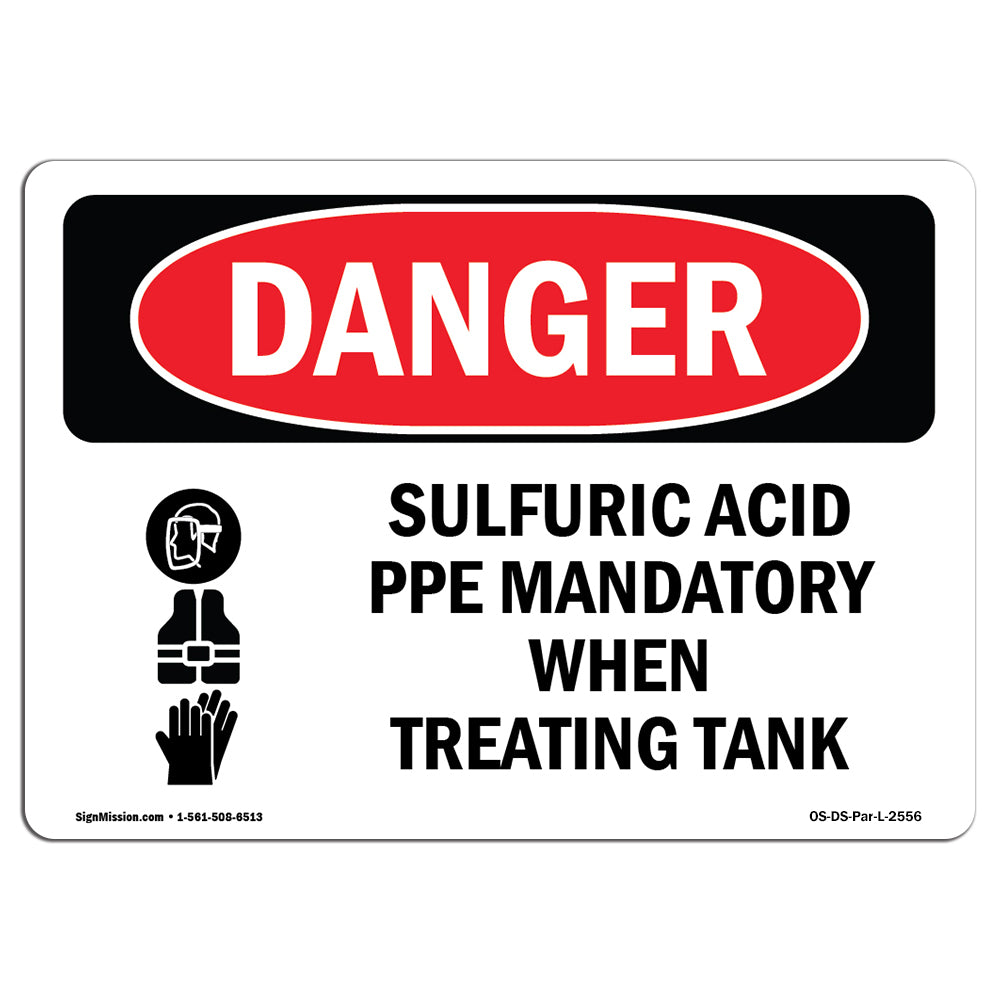 Sulfuric Acid PPE Mandatory