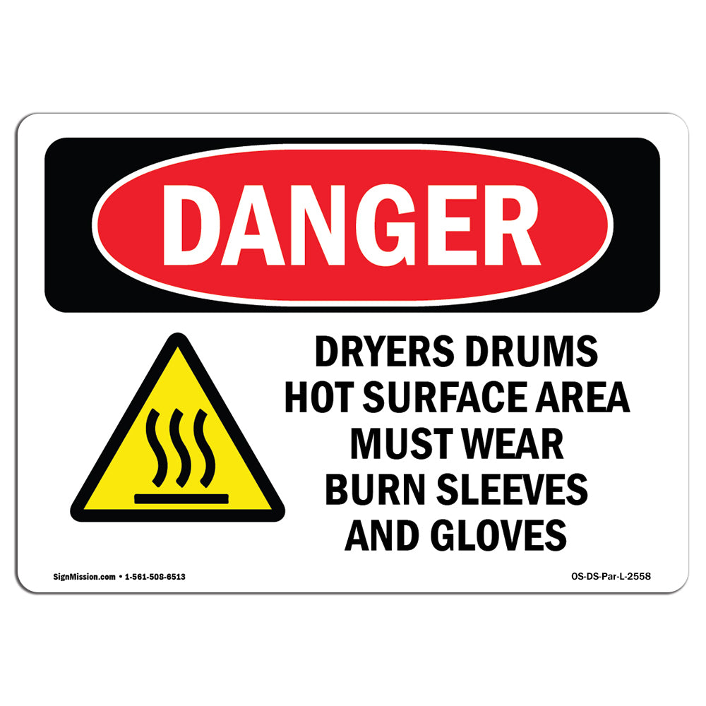 Dryers Drums Hot Surface Area