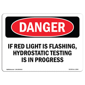 If Red Light Is Flashing  Hydrostatic Testing