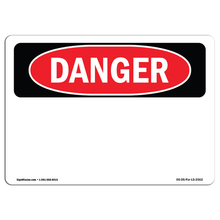 Danger Blank Write-On