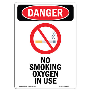 No Smoking Oxygen In Use