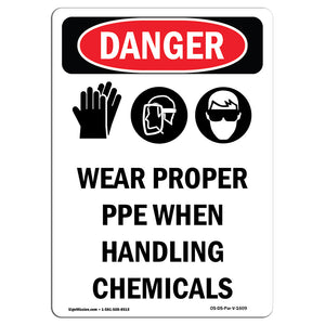 Wear Proper PPE When Handling Chemicals