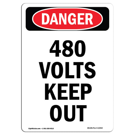 480 Volts Keep Out