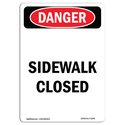 Sidewalk Closed