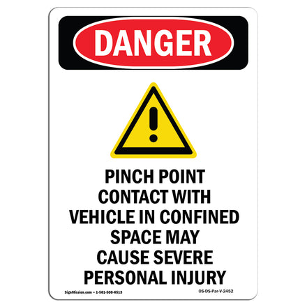 Pinch Point Contact With Vehicle