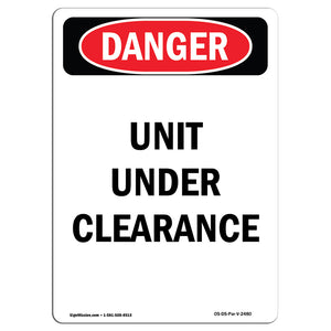 Unit Under Clearance