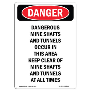 Dangerous Mine Shafts And Tunnels Occur