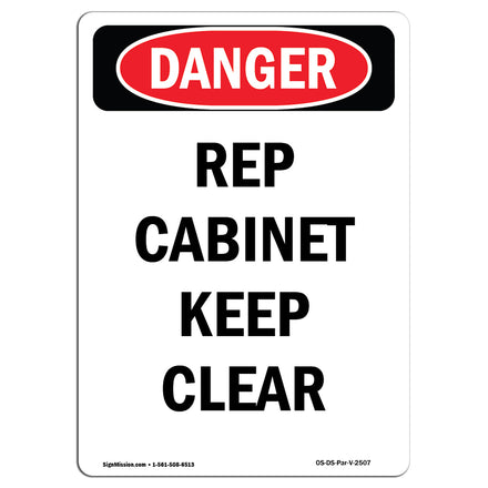 Rep Cabinet Keep Clear