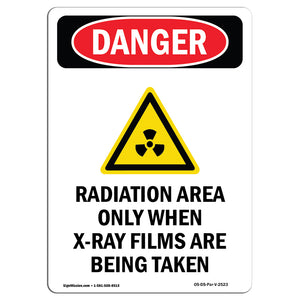 Radiation Area Only When X-Ray