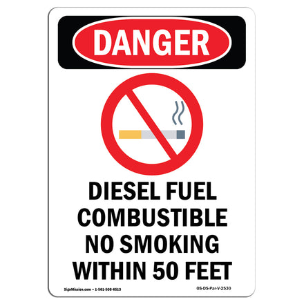 Diesel Fuel Combustible No Smoking