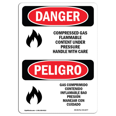 Compressed Gas Flammable Content