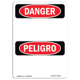 Danger Blank Write-On Bilingual
