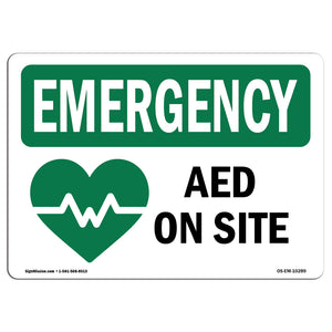 AED On Site With Symbol