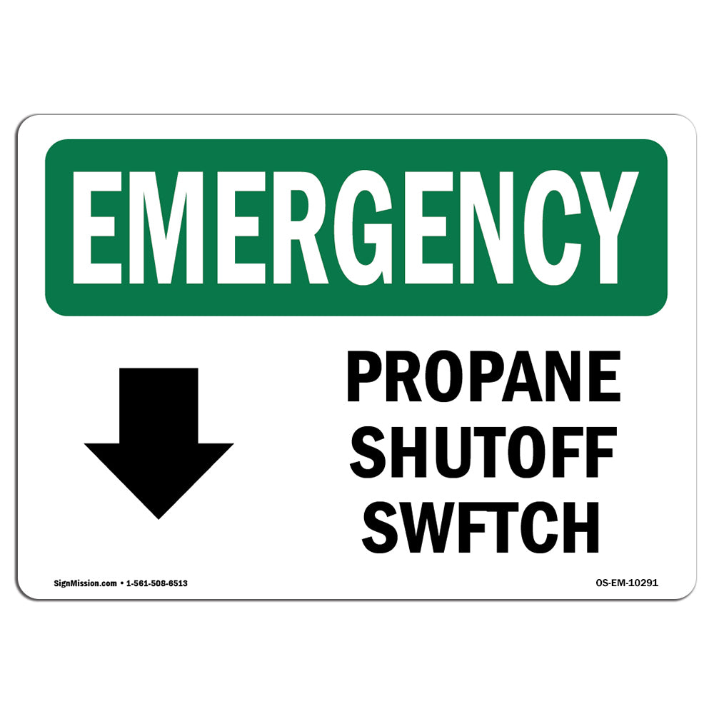 Electrical Propane Shutoff Switch With Symbol