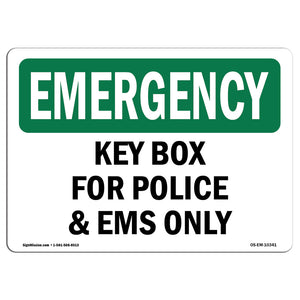 Key Box For Police And EMS Only!